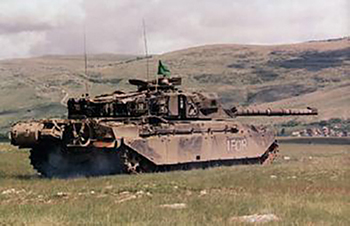 Challenger, Босния, танки